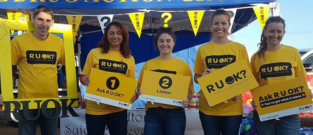team tackling stigma