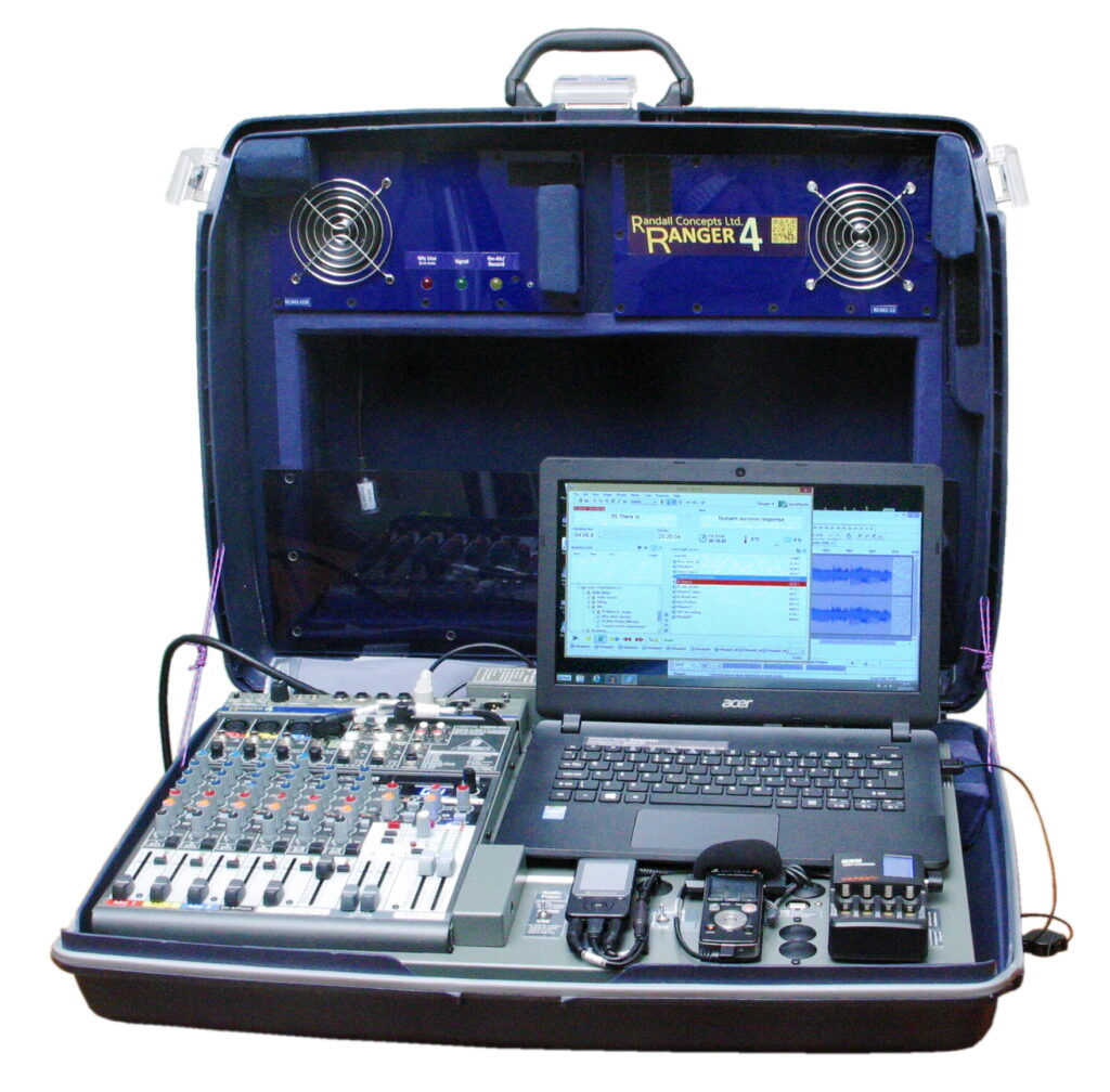 First Response Radio Studio in a Suitcase