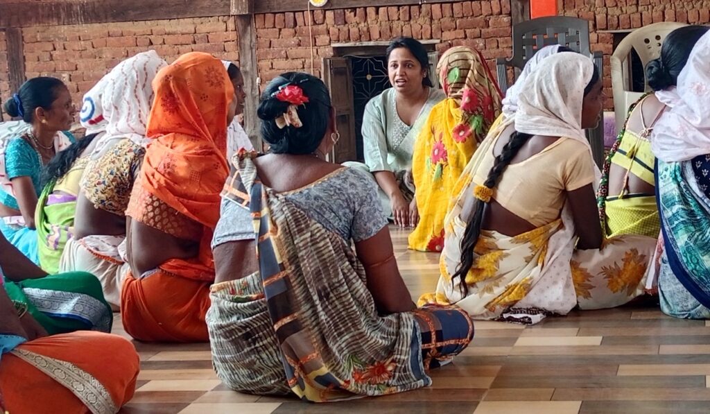 Adivasi community meeting